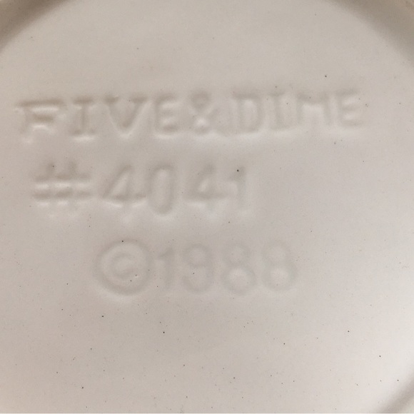 Zebra Mug Neck Handle Black White Green Ceramic Vintage 1988 Five and Dime Cup - Picture 13 of 15